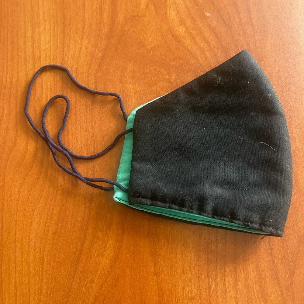 Black and Green Face Mask